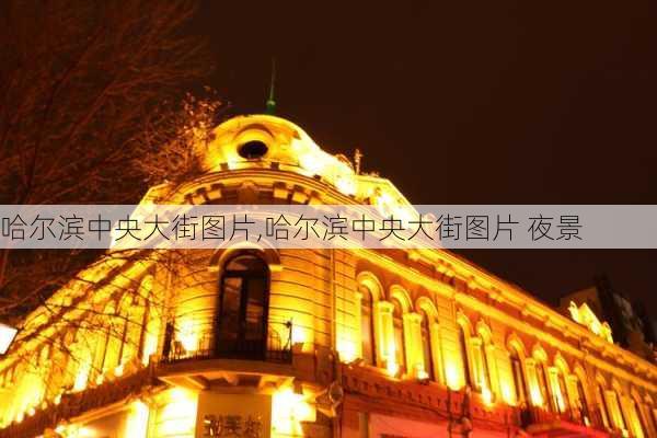 哈尔滨中央大街图片,哈尔滨中央大街图片 夜景-第1张图片-呼呼旅行网