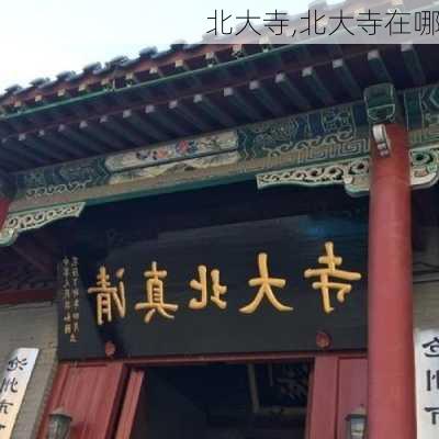 北大寺,北大寺在哪-第2张图片-呼呼旅行网