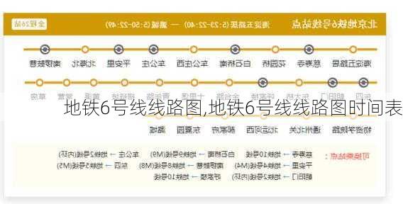 地铁6号线线路图,地铁6号线线路图时间表-第2张图片-呼呼旅行网