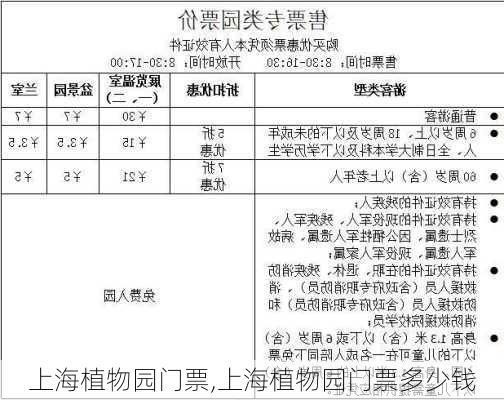 上海植物园门票,上海植物园门票多少钱-第2张图片-呼呼旅行网