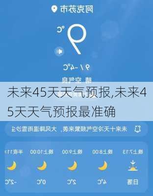 未来45天天气预报,未来45天天气预报最准确-第2张图片-呼呼旅行网