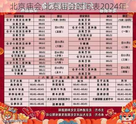 北京庙会,北京庙会时间表2024年-第3张图片-呼呼旅行网