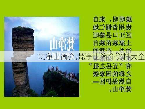 梵净山简介,梵净山简介资料大全-第2张图片-呼呼旅行网