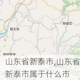 山东省新泰市,山东省新泰市属于什么市-第2张图片-呼呼旅行网