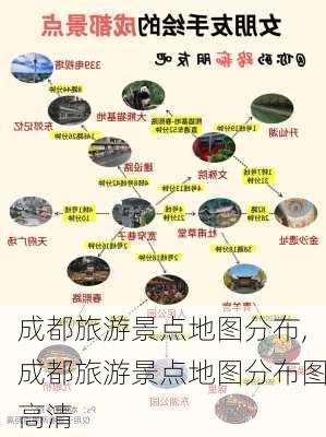 成都旅游景点地图分布,成都旅游景点地图分布图高清-第2张图片-呼呼旅行网