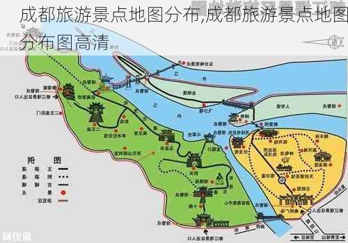 成都旅游景点地图分布,成都旅游景点地图分布图高清-第3张图片-呼呼旅行网