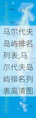 马尔代夫岛屿排名列表,马尔代夫岛屿排名列表高清图-第2张图片-呼呼旅行网