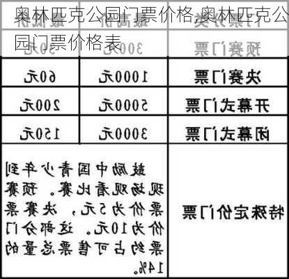 奥林匹克公园门票价格,奥林匹克公园门票价格表-第1张图片-呼呼旅行网