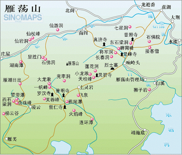 雁荡山地图,雁荡山地图 全图-第2张图片-呼呼旅行网