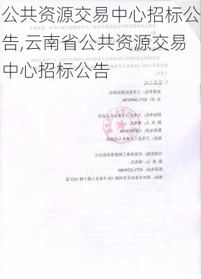 公共资源交易中心招标公告,云南省公共资源交易中心招标公告-第2张图片-呼呼旅行网