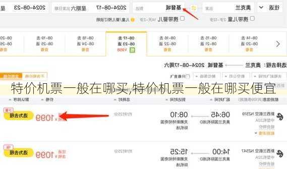特价机票一般在哪买,特价机票一般在哪买便宜-第3张图片-呼呼旅行网