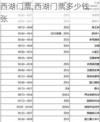 西湖门票,西湖门票多少钱一张-第3张图片-呼呼旅行网