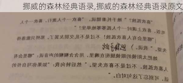 挪威的森林经典语录,挪威的森林经典语录原文-第3张图片-呼呼旅行网