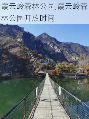 霞云岭森林公园,霞云岭森林公园开放时间