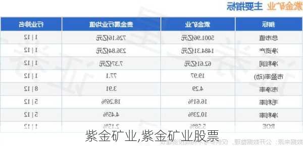 紫金矿业,紫金矿业股票-第2张图片-呼呼旅行网