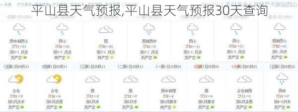 平山县天气预报,平山县天气预报30天查询-第3张图片-呼呼旅行网