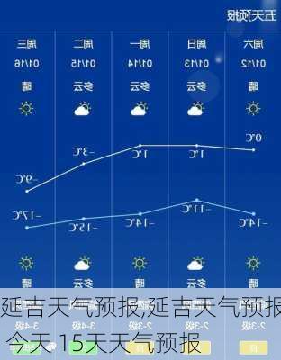 延吉天气预报,延吉天气预报 今天 15天天气预报