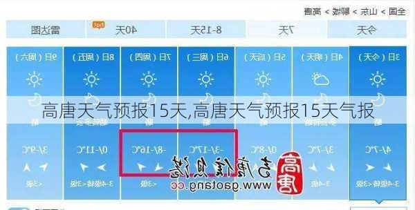 高唐天气预报15天,高唐天气预报15天气报-第3张图片-呼呼旅行网