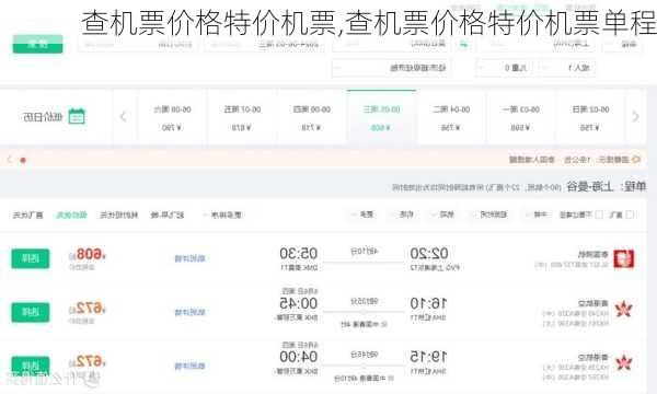 查机票价格特价机票,查机票价格特价机票单程-第3张图片-呼呼旅行网