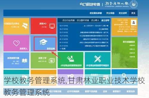 学校教务管理系统,甘肃林业职业技术学校教务管理系统-第3张图片-呼呼旅行网