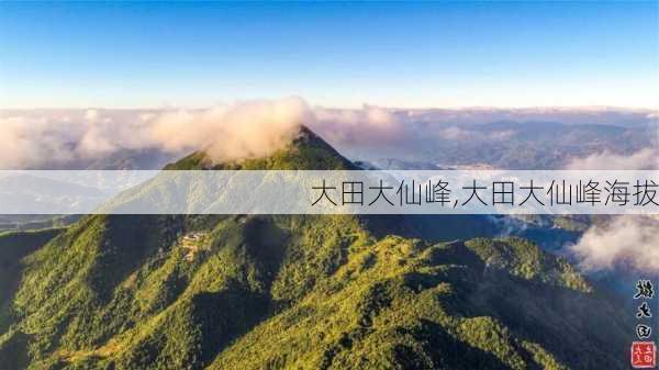 大田大仙峰,大田大仙峰海拔-第2张图片-呼呼旅行网