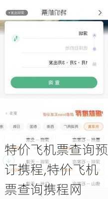 特价飞机票查询预订携程,特价飞机票查询携程网-第2张图片-呼呼旅行网