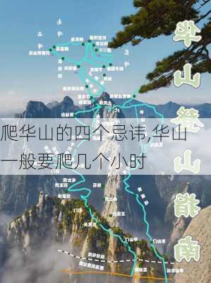 爬华山的四个忌讳,华山一般要爬几个小时-第2张图片-呼呼旅行网