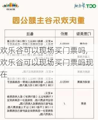 欢乐谷可以现场买门票吗,欢乐谷可以现场买门票吗现在-第3张图片-呼呼旅行网