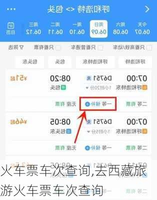 火车票车次查询,去西藏旅游火车票车次查询-第3张图片-呼呼旅行网