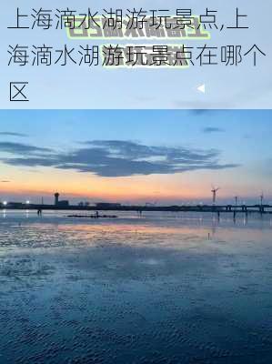 上海滴水湖游玩景点,上海滴水湖游玩景点在哪个区-第3张图片-呼呼旅行网