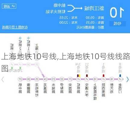 上海地铁10号线,上海地铁10号线线路图-第3张图片-呼呼旅行网