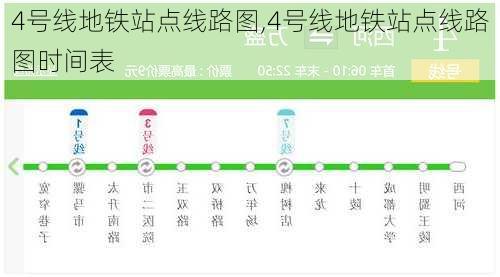 4号线地铁站点线路图,4号线地铁站点线路图时间表-第3张图片-呼呼旅行网