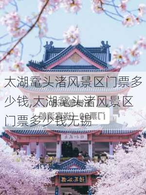 太湖鼋头渚风景区门票多少钱,太湖鼋头渚风景区门票多少钱无锡-第1张图片-呼呼旅行网