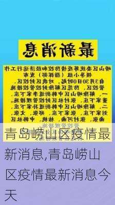 青岛崂山区疫情最新消息,青岛崂山区疫情最新消息今天-第2张图片-呼呼旅行网