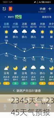 2345天气,2345天气预报-第2张图片-呼呼旅行网