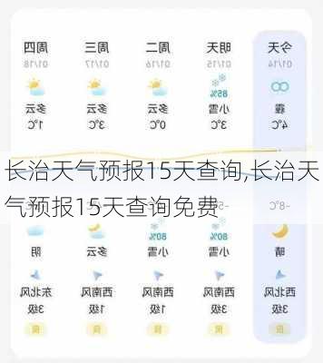 长治天气预报15天查询,长治天气预报15天查询免费-第2张图片-呼呼旅行网