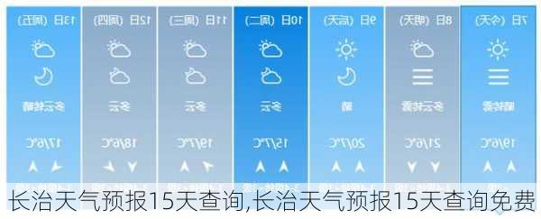 长治天气预报15天查询,长治天气预报15天查询免费-第3张图片-呼呼旅行网