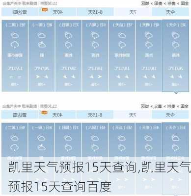 凯里天气预报15天查询,凯里天气预报15天查询百度-第3张图片-呼呼旅行网